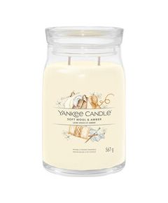Yankee Candle Soft Wool & Amber Signature Candle (soft wool and amber) 567.0g