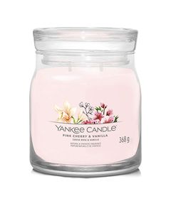 Yankee Candle Pink Cherry & Vanilla Signature Candle (pink cherry and vanilla) 368.0g