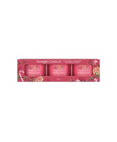 Yankee Candle Peppermint Pinwheels Set of votive candles in glass 37.0g