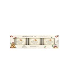 Yankee Candle Spun Sugar Flurries Glass Votive Candle Set 37.0g