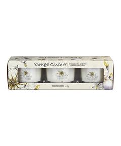 Yankee Candle Twinkling Lights Set of votive candles in glass 37.0g