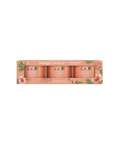 Yankee Candle Tropical Breeze Set of votive candles in glass 37.0g