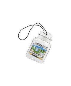 Yankee Candle Clean Cotton Ultimate Car Jar - Luxury car tag