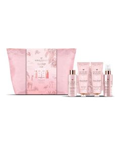 Grace Cole Body Care Gift Set in a Cosmetic Bag ( Vanilla & Almond )