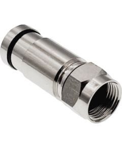 A-lan Alantec Złącze F kompresyjne RG6, średnica tulei wewnętrznej 4.80 mm (0,1) (WTR480)