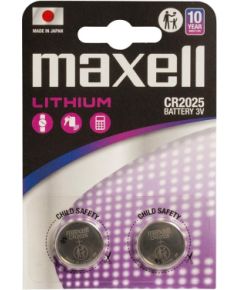 MAXELL Lithium battery LITHIUM CR2025 2 pcs. 3V
