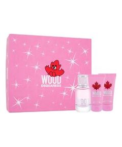 Dsquared2 Wood for Her Gift set EDT 50 ml, body lotion 100 ml and shower gel 100 ml 50ml