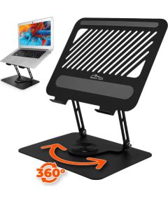 Media Tech Adjustable, rotatable, ergonomic laptop stand 10–17″ LAPTOP STAND ROTO MT2662