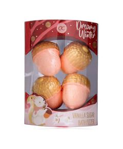 Accentra Dreamy Winter Vanilla Sugar Bath Fizzer - Šumivka do koupele 120.0g