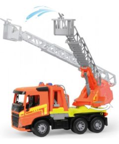 Ugunsdzēsēju mašīna ar pagarināmām kāpnem un ūdens strūklu Worxx  Volvo 52 cm kastē Lena Čehija L04625