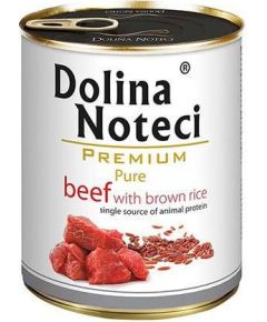 Dolina Noteci Dolina Noteci Pies Pure, wołowina z ryżem puszka 800g