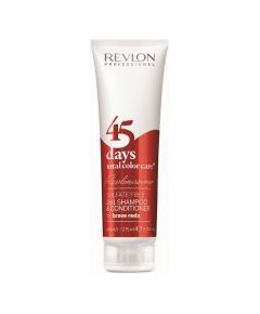 Revlon 45 days total Color Care Shampoo & Conditioner Brave Reds - shampoo and conditioner for bold reds 275ml