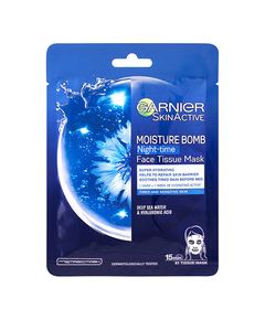 Garnier Moisture Bomb Night-time Face Tissue Mask - Moisturizing regenerating night textile mask 32.0g