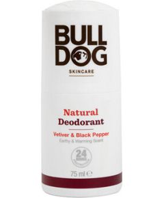 Bulldog Vetiver & Black Pepper Natural Deodorant - Přírodní kuličkový deodorant 75ml