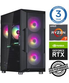 INTOP Ryzen 7 5700X 32GB 250SSD M.2 NVME+2TB RTX3050 6GB no-OS