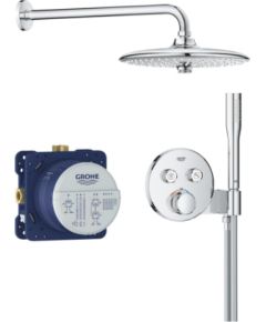 Grohe iebūvējamais dušas termostata komplekts Grohtherm Smartcontrol/Euphoria 260, hroms