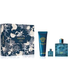 Versace Eros Parfum Dárková sada Parfum 100 ml, sprchový gel 150 ml a miniaturka parfum 5 ml