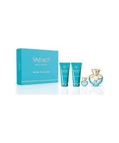 Versace Dylan Turquoise pour Femme Gift set EDT 100 ml, shower gel 100 ml, body gel 100 ml and miniature EDT 5 ml 100ml