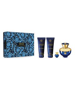 Versace Dylan Blue pour Femme Gift set EDP 100 ml, body lotion 100 ml, shower gel 100 ml and miniature EDP 5 ml 100ml
