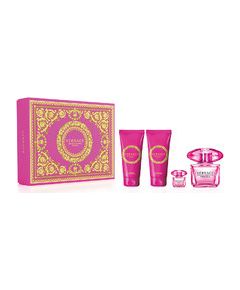 Versace Bright Crystal Absolu EDP Gift Set 90 ml, body lotion 100 ml, shower gel 100 ml and miniature EDP 5 ml 90ml