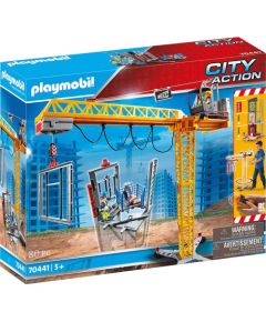 Playmobil Zdalnie sterowany żuraw z elementem konstrukcyjnym (70441)