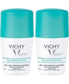 Vichy Anti-Perspirant Treatment Duopack - Sada kuličkových antiperspirantů proti nadměrnému pocení 50ml