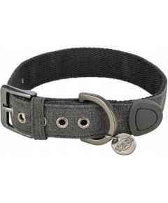 Trixie CityStyle, obro�a, dla psa, bawe�na, czarna, M: 35�42 cm/25 mm, szeroka