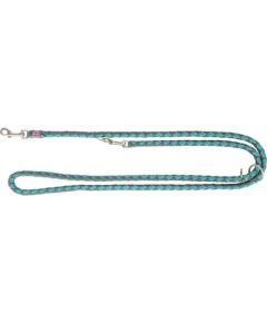 Trixie Cavo, smycz regulowana, dla psa, aqua/grafit, S�M: 2.00 m/o 12 mm