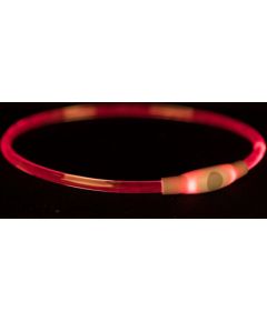 Trixie Flash light ring USB, S–M: 40 cm/ø 8 mm, multi/mønstret