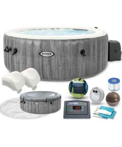 Piepūšama SPA Intex Greywood Deluxe Set 196x71cm