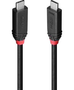 CABLE USB4 240W TYPE C 2M/BLACK LINE 37002 LINDY