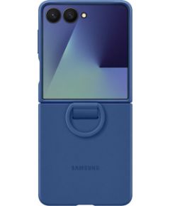 Samsung Galaxy Flip7 Silicone Case with Ring Blue