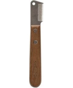 Vidaxl Ekskluzywny trymer tradycyjny dla zwierz�t, drewno orzechowe, stal, wym. 2,3x15,6cm