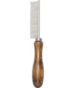 Beta Tools Ekskluzywny grzebie�,dla zwierz�t, z metalow� nasad�, drewno bukowe, 47 pin�w, wym. 2,1x18,6cm