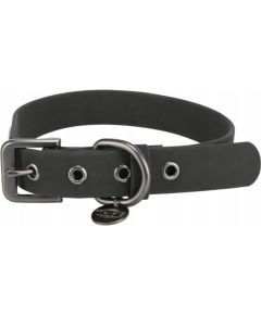 Trixie CityStyle collar, PVC, M–L: 40–47 cm/25 mm, black