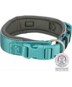 Obroża dla psa Trixie Premium Grafit Jasnoniebieski M/L 40-48 cm