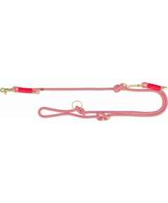 Regulowana smycz dla psa Trixie Soft Rope Czerwony Krem L L/XL