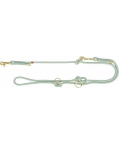 Regulowana smycz dla psa Trixie Soft Rope Kolor Zielony Mięta S S/XL