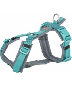 Szelki dla psa Trixie Premium Trekking Grafit Jasnoniebieski M/L