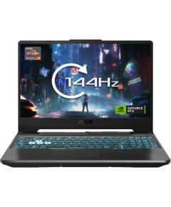 ASUS FA506NCR-WH71 Ryzen 7 7435HS 15.6" FHD 144Hz 16GB SSD512 BT BLKB Geforce RTX 3050 4GB Win11 Graphite Black (REPACK) 2Y