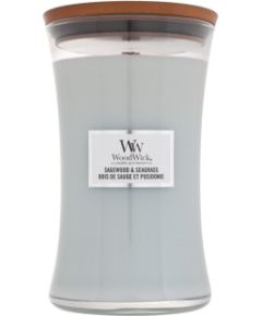 Woodwick Sagewood & Seagrass 610g