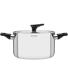 GRANO BAKELITE KATLS 24CM, 5.8L, NER.TĒR., INDUKCIJAI, Tramontina
