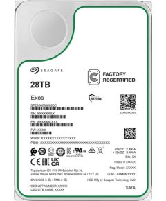 Seagate Exos 28 TB Refurbished, Hard Drive (SATA 6 Gb/s, 3.5")