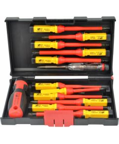 Skrūvgriežu komplekts AWTools AW36989; VDE; 1000V; 13 gab.