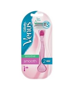 Gillette Venus Sensitive Smooth - Women`s razor + 2 heads
