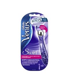 Gillette Venus Swirl Flexball - Shaver for Women + 1 replacement head