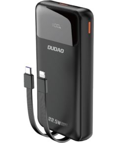 Dudao   Dudao K15Pro Power Bank 20000mAh 22.5W PD USB-C / USB-A / Built-in Lightning and USB-C Cables - Black