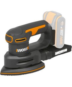 Trīsstūra slīpmašīna Worx WX822.9; 20 V (bez akumulatora un lādētāja)