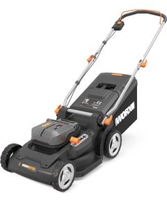 Akumulatora zāles pļāvējs Worx WG745E; 40 V; 2x4,0 Ah akum.