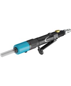 Hazet mini needle scaler 9035M-6, pneumatic scaler (black/blue)